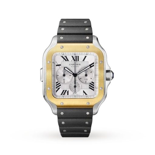 Cartier Santos de Cartier Men Automatic Silver Stainless Steel Watch - Image 2