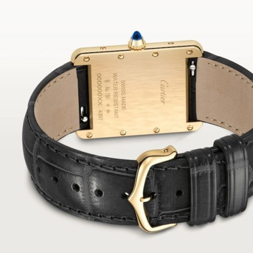 Cartier Tank Louis Men Quartz White Alligator Watch - Image 3