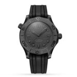 Omega Seamaster Men Automatic Black Rubber Watch