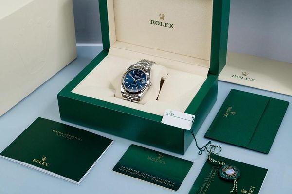 DateJust 41mm blue dial jubilee - Image 5