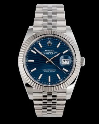 Datejust 36mm blue dial Fluted Motif jubilee
