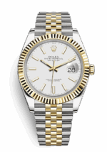 Datejust 36 Steel & Yellow Gold 126333 White Index Jubilee