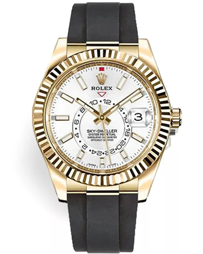 Sky-Dweller 42 mm Everose gold