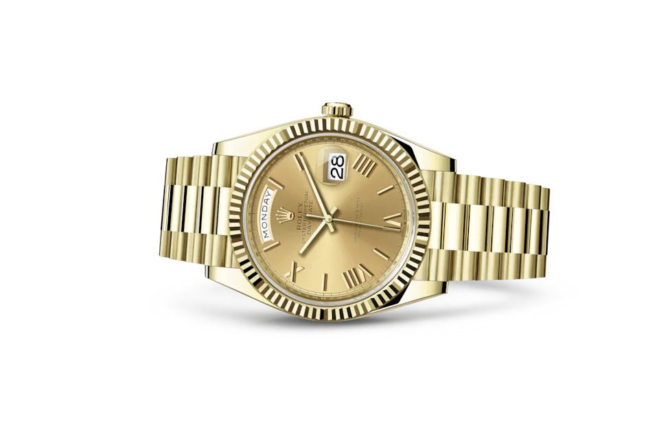 DAY-DATE 40 gold roman dial - Image 2