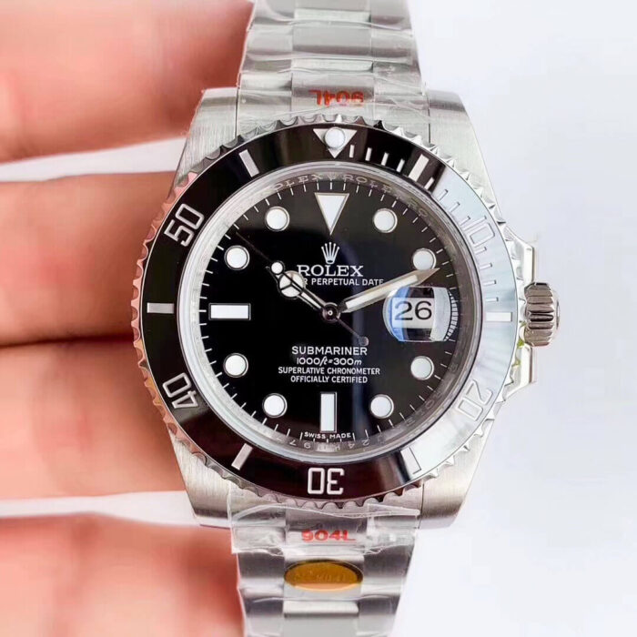 Rolex Submariner Date SS Black Ceramic Bezel 116610LN - Image 4